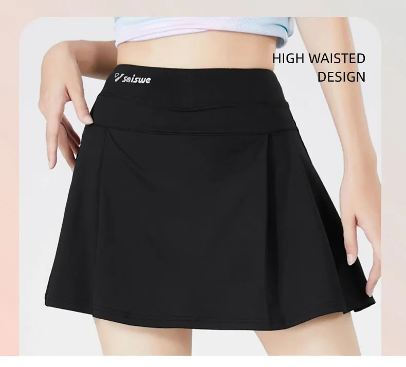 Tennis Short Skirt Casual Sport Running Shorts Skirts Summer Breathable Yoga Fitness Short Skirt Women Sports Golf Pleated Skirt