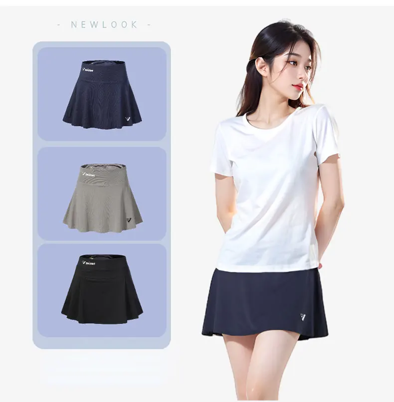 Tennis Short Skirt Casual Sport Running Shorts Skirts Summer Breathable Yoga Fitness Short Skirt Women Sports Golf Pleated Skirt