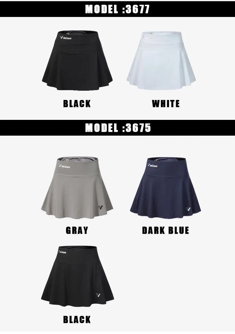 Tennis Short Skirt Casual Sport Running Shorts Skirts Summer Breathable Yoga Fitness Short Skirt Women Sports Golf Pleated Skirt