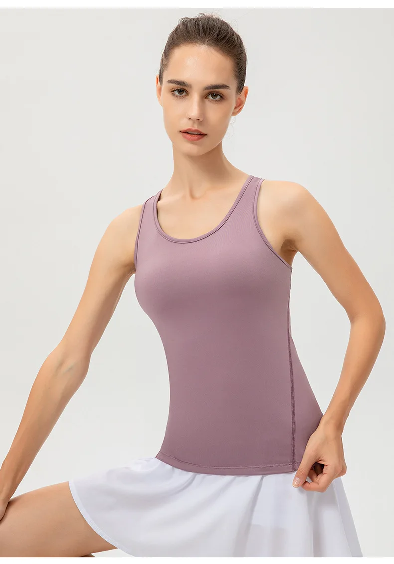 Women Casual Sport Yoga Vest Quick Dry Sports Running T-shirt Training Workout Yoga T-Shirt Running Gym Sports T-shirt Sleeveles