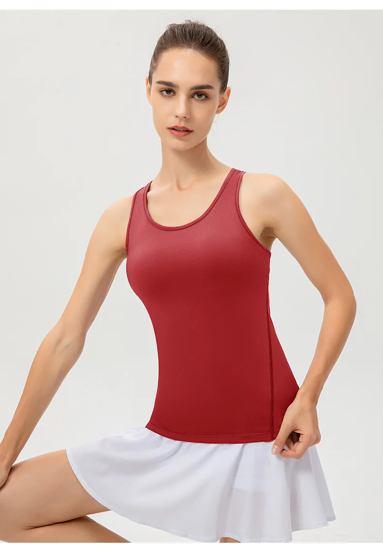 Women Casual Sport Yoga Vest Quick Dry Sports Running T-shirt Training Workout Yoga T-Shirt Running Gym Sports T-shirt Sleeveles