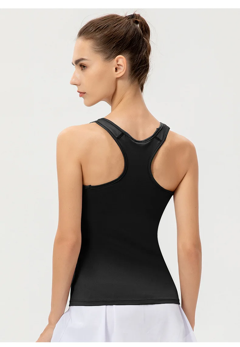 Women Casual Sport Yoga Vest Quick Dry Sports Running T-shirt Training Workout Yoga T-Shirt Running Gym Sports T-shirt Sleeveles