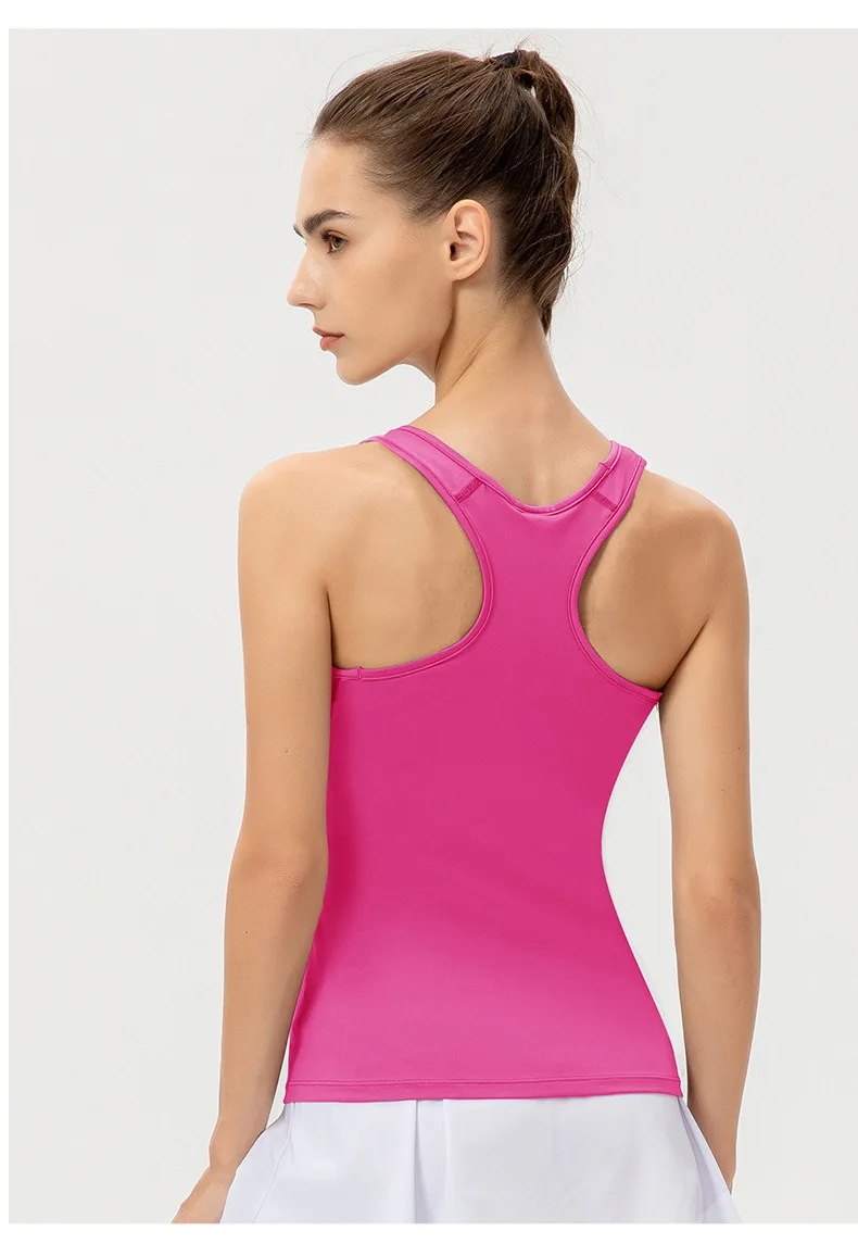 Women Casual Sport Yoga Vest Quick Dry Sports Running T-shirt Training Workout Yoga T-Shirt Running Gym Sports T-shirt Sleeveles
