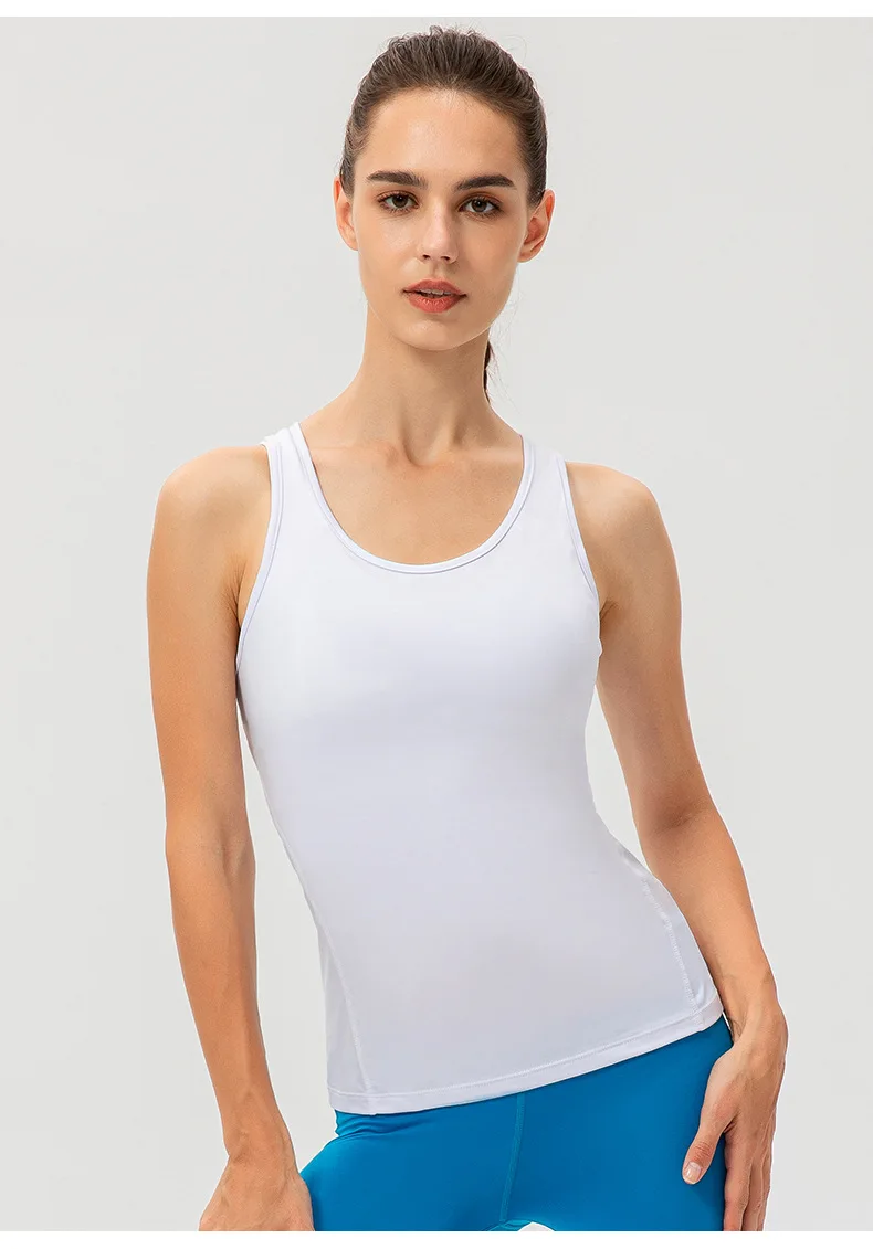 Women Casual Sport Yoga Vest Quick Dry Sports Running T-shirt Training Workout Yoga T-Shirt Running Gym Sports T-shirt Sleeveles