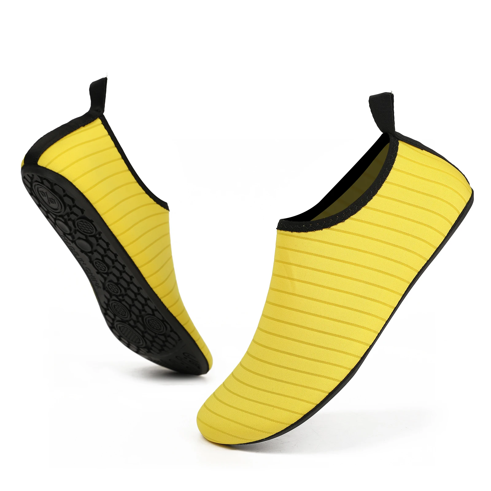 Outdoor Men Women Water Shoes Soft Couple Aqua Shoes Rubber Sole Non-slip Wading Shoes Lightweight Breathable Yoga Shoes Casual