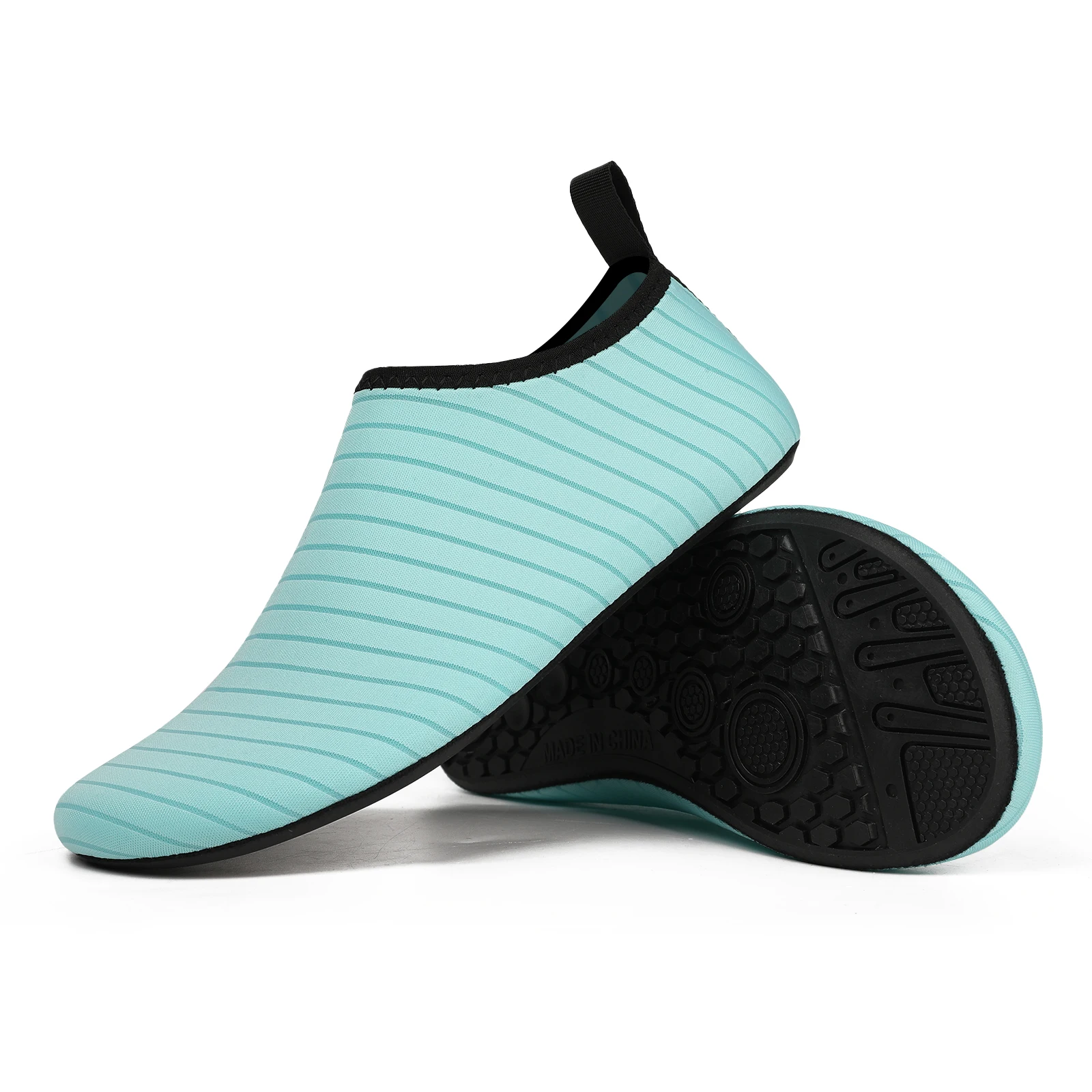 Outdoor Men Women Water Shoes Soft Couple Aqua Shoes Rubber Sole Non-slip Wading Shoes Lightweight Breathable Yoga Shoes Casual