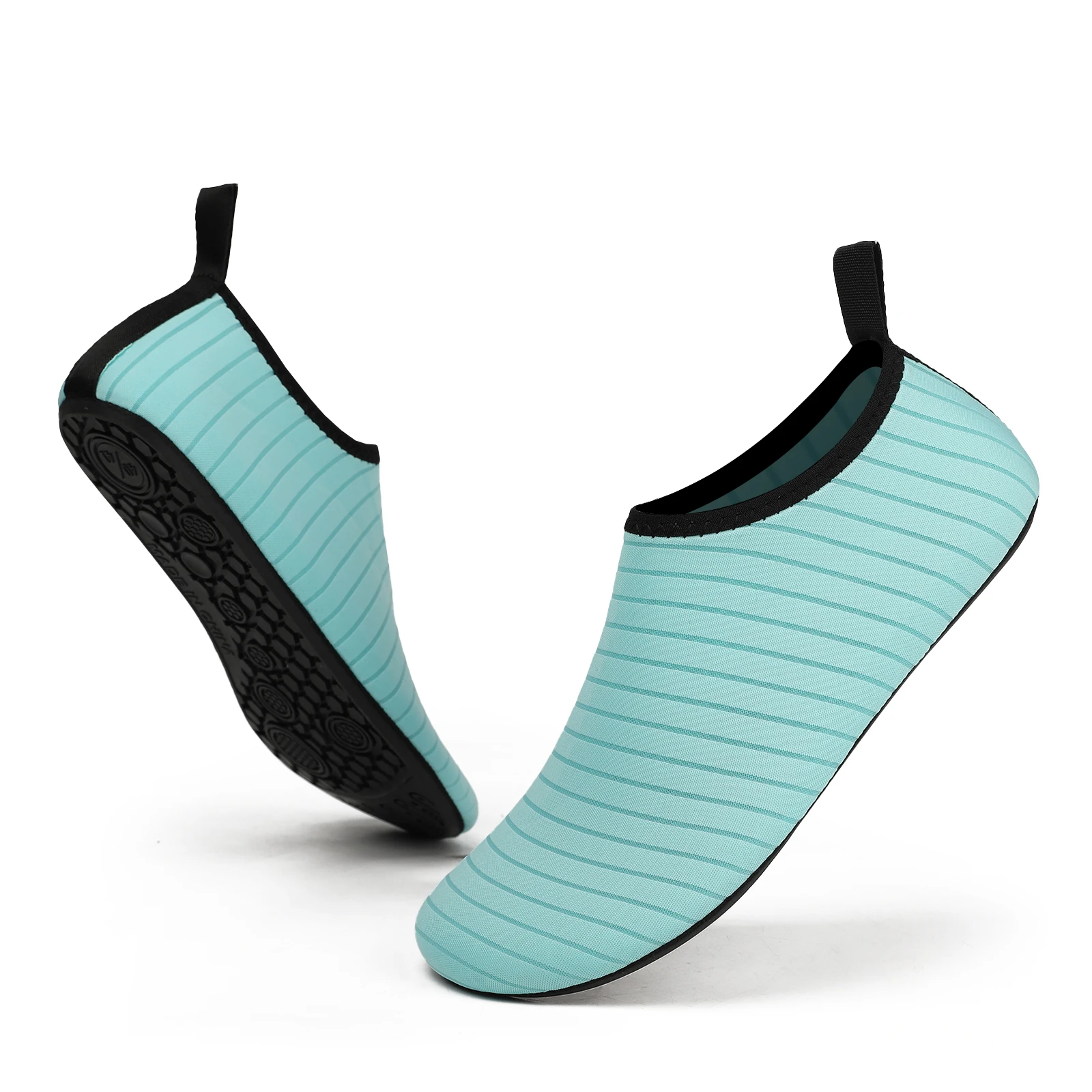Outdoor Men Women Water Shoes Soft Couple Aqua Shoes Rubber Sole Non-slip Wading Shoes Lightweight Breathable Yoga Shoes Casual