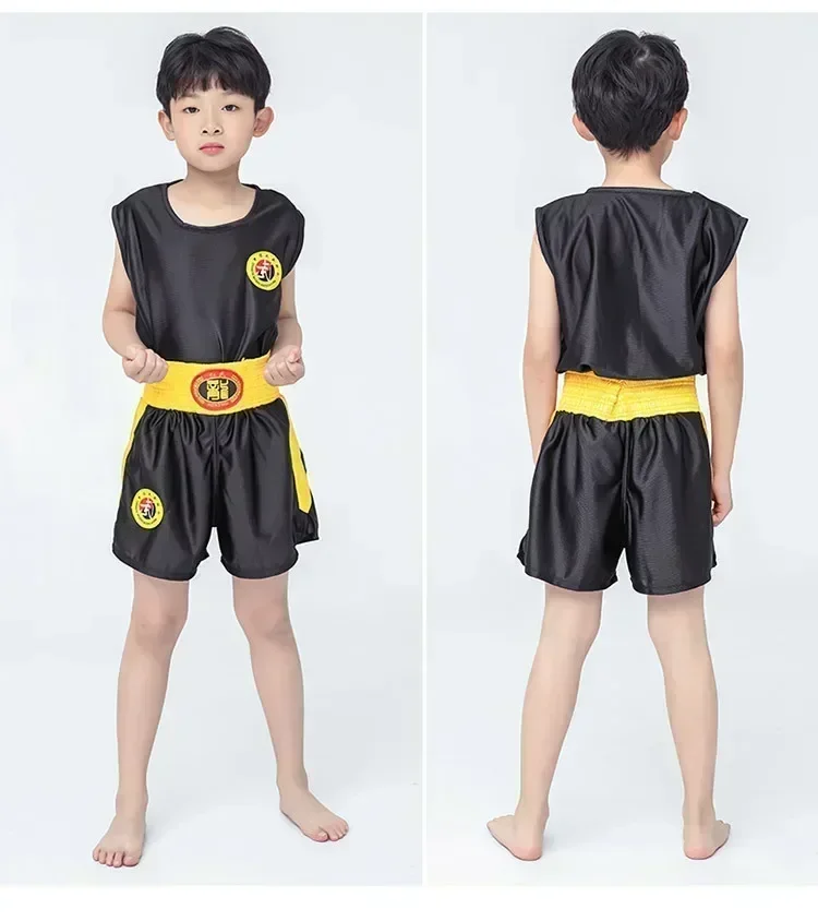 Sanda Clothing Fighting Shorts Sanda Clothing Muay Thai Male and Female Children's Martial Arts Performance Training Clothing