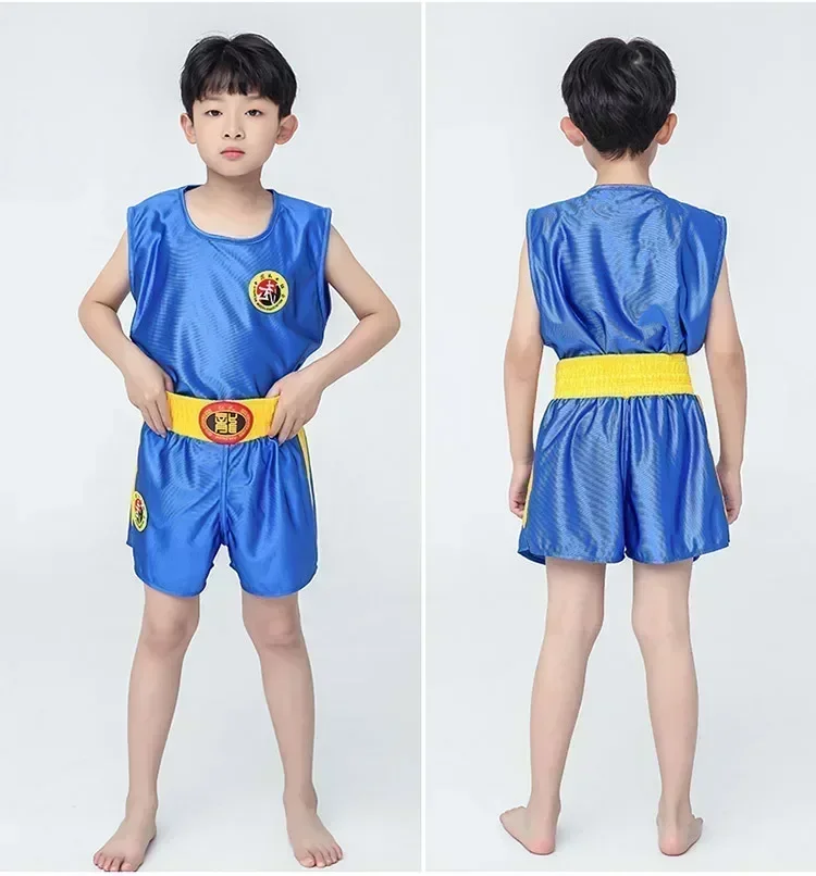 Sanda Clothing Fighting Shorts Sanda Clothing Muay Thai Male and Female Children's Martial Arts Performance Training Clothing