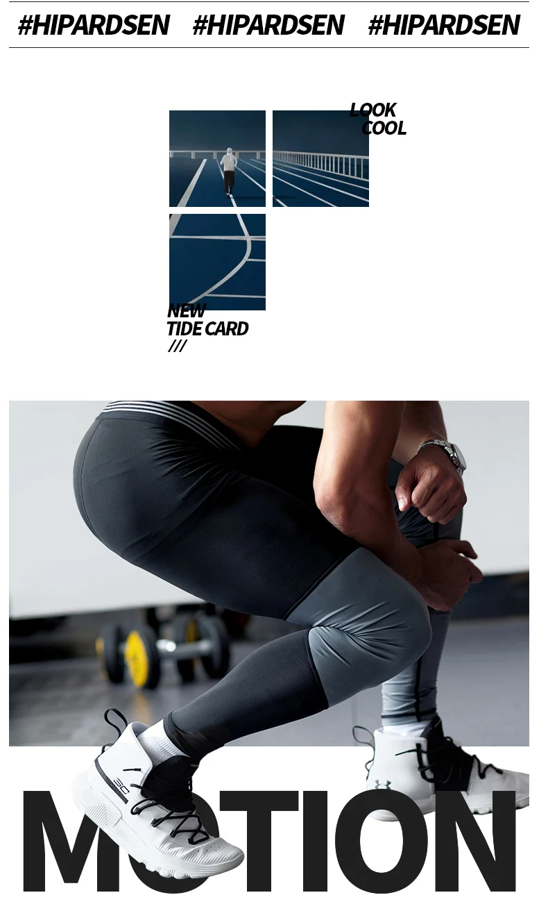 Men's Lycra Leggings Compression Sports Pants Cycling Running Basketball Football Sweatpants Fitness Tights Trousers Rash Guard