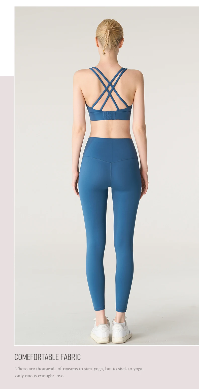 2 Piece Yoga Clothes Women's Tracksuit Athletic Wear Pilates Fitness Suit Gym Workout Push Up Clothes Sports Bra Leggings Suit
