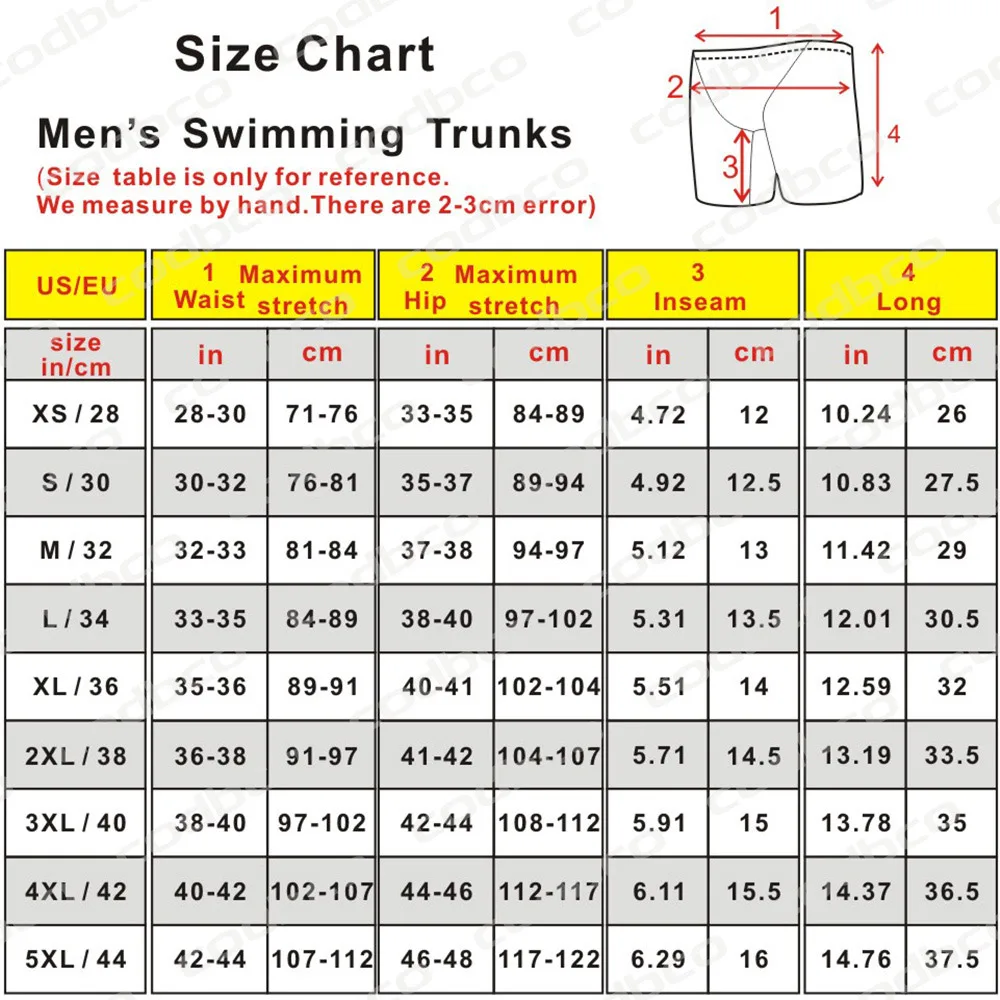 2026 Men's Swim Jammers Swimsuit Shorts Athletic Training Short Swimwear Swimming Trunks Summer Quick Dry Swim Surf Diving Pants
