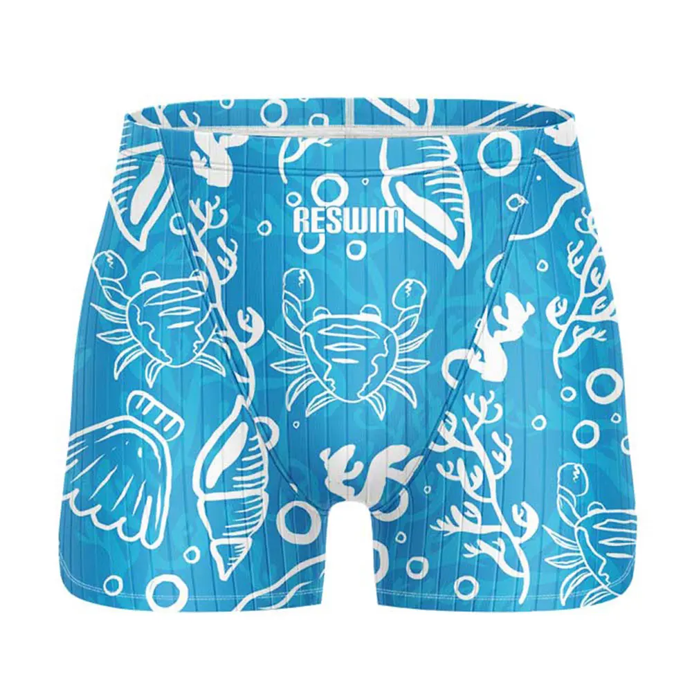 2026 Men's Swim Jammers Swimsuit Shorts Athletic Training Short Swimwear Swimming Trunks Summer Quick Dry Swim Surf Diving Pants