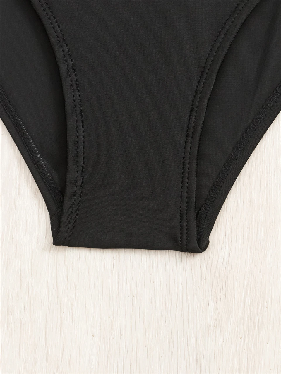 2025 Cut Out Front V Wire Swimsuit One Piece Solid Swimwear Women Sexy Bathers Bathing Swimming Suit Female Padded Beachwear