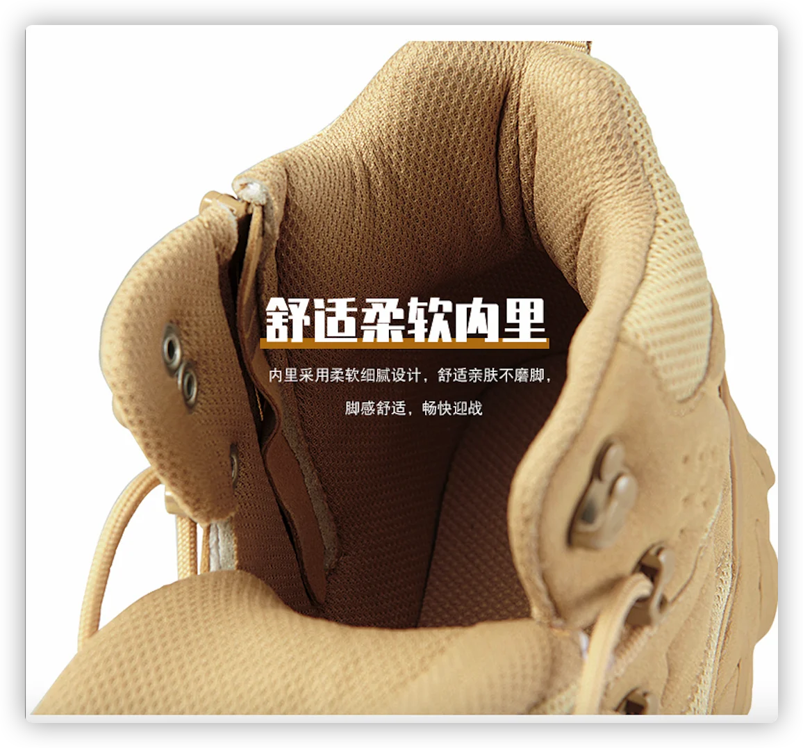 HIKEUP Men's Ankle Boots for Leather Men's Winter Boots Brand Designer Hiking Tactical Shoes Work Safety Sneakers Army