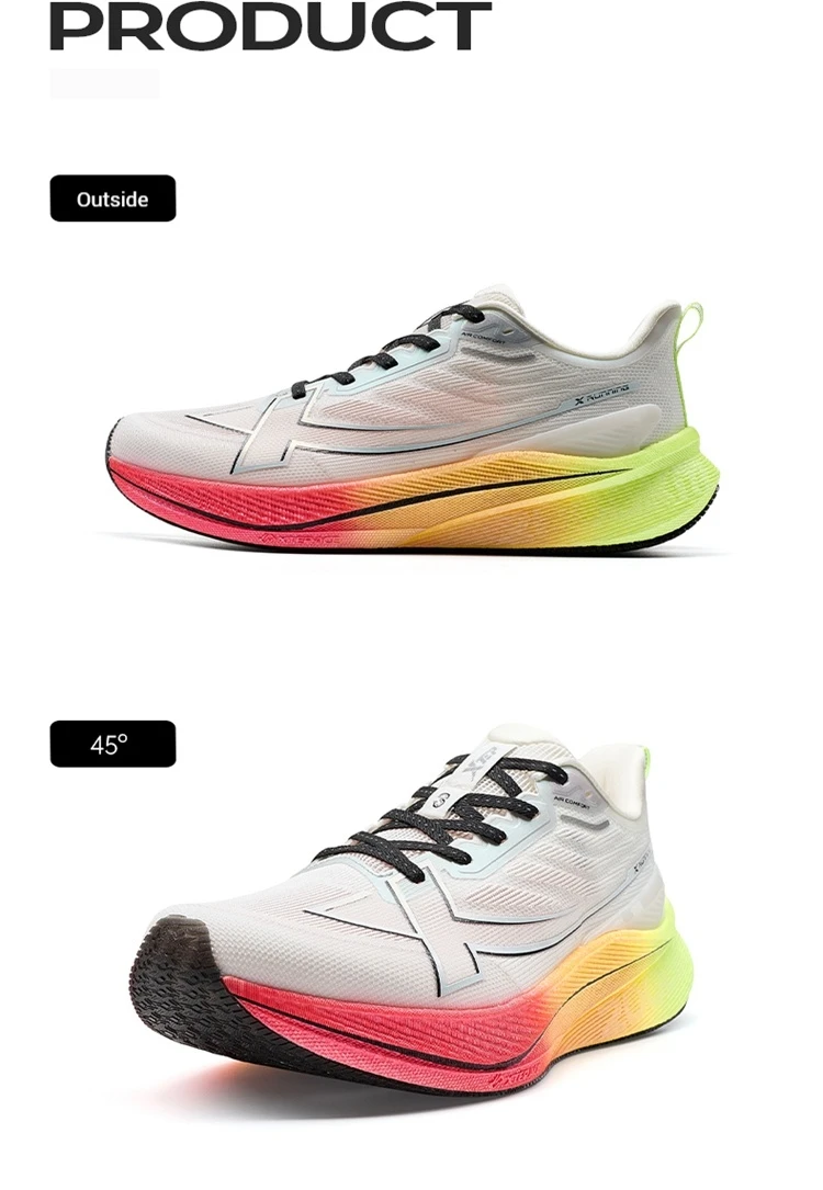 Xtep Women Running Shoes 2000km 3.0 2025 Spring Lightweight Cushioned Wear-Resistant Training Jogging Sneakers 875118110034