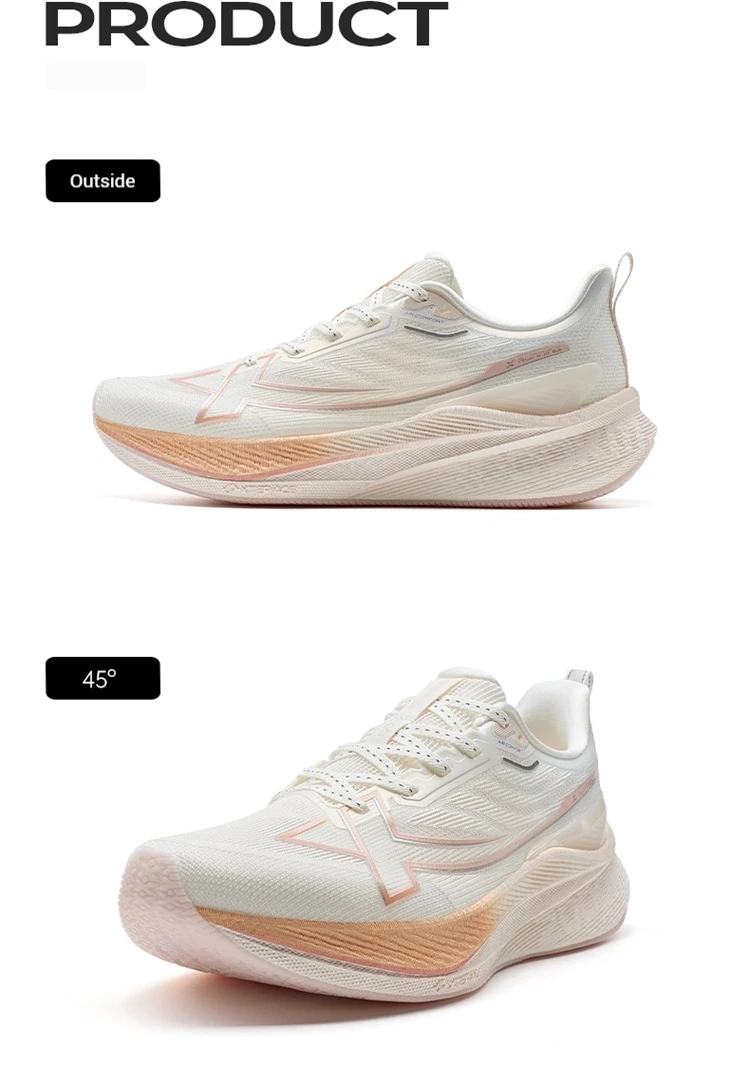 Xtep Women Running Shoes 2000km 3.0 2025 Spring Lightweight Cushioned Wear-Resistant Training Jogging Sneakers 875118110034