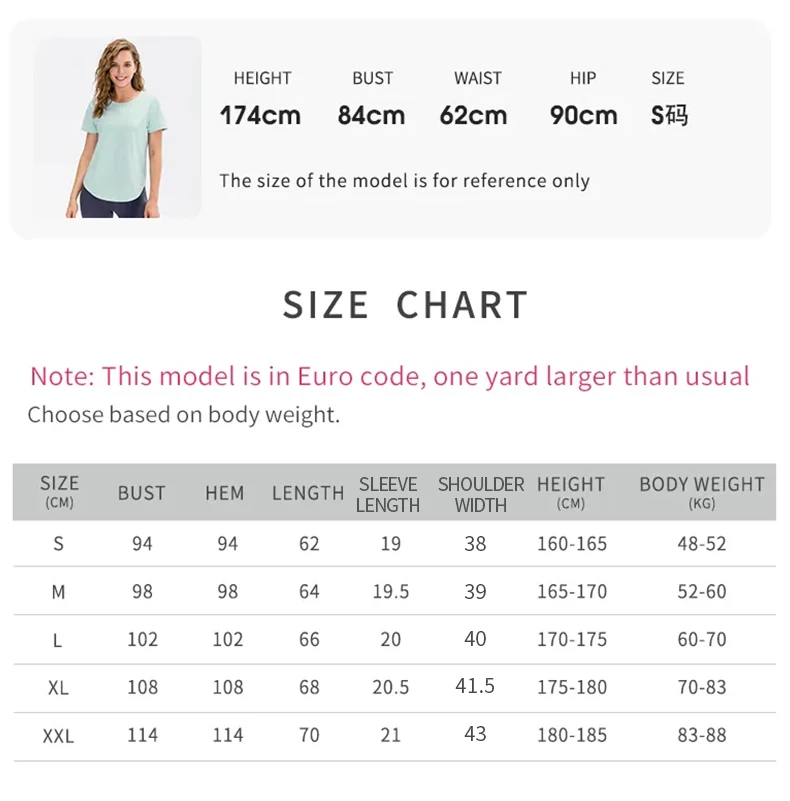 Women Yoga Top Solid Short Sleeve Sport T-Shirt Loose Fitness Yoga Top Gym Shirt Casual Running Top Training Shirt