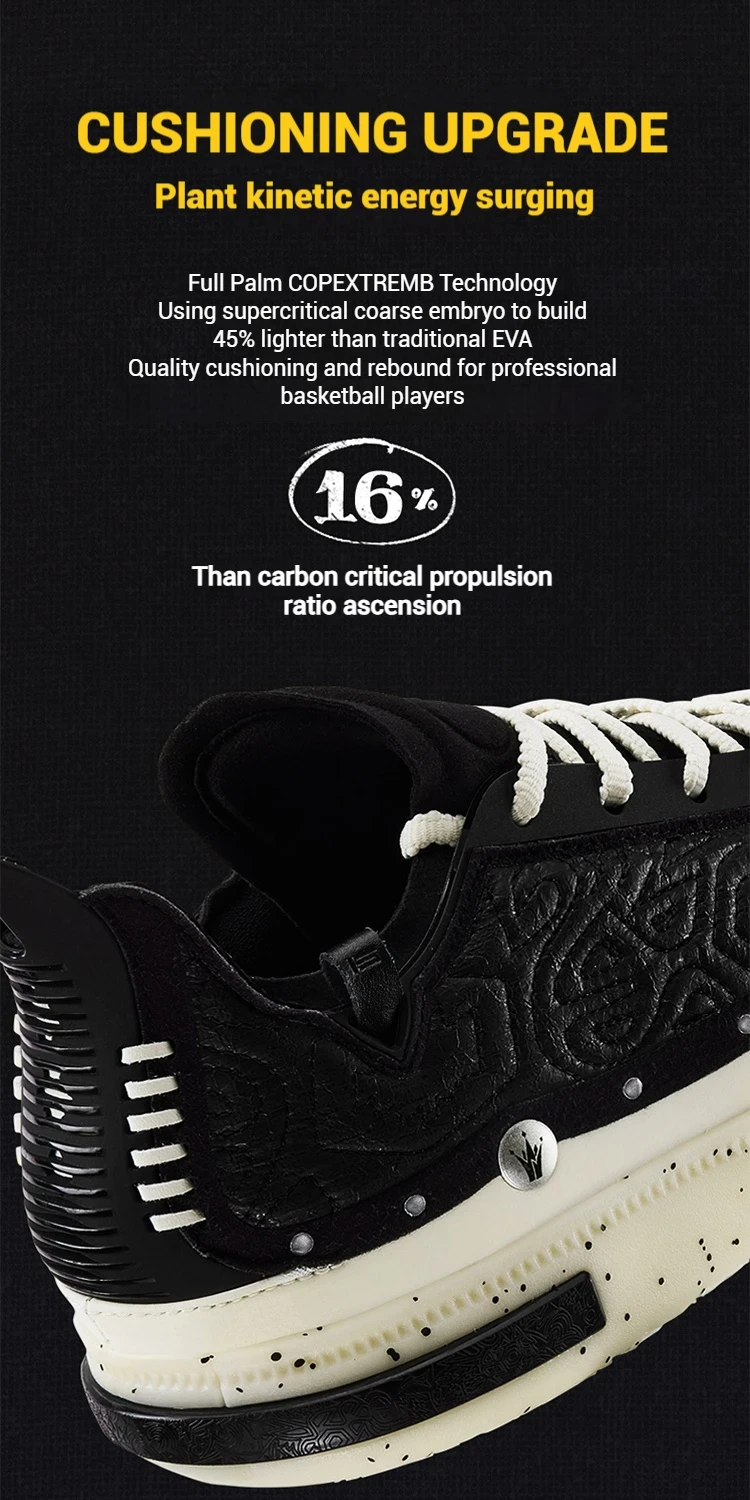 361 Degrees Joker 1 GT Men Basketball Shoes New Trendy Leather Breathable Shock-Absorbing Wear-resistant Male Sneakers 672511103