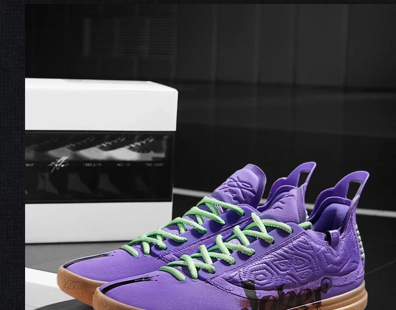 361 Degrees Joker 1 GT Men Basketball Shoes New Trendy Leather Breathable Shock-Absorbing Wear-resistant Male Sneakers 672511103