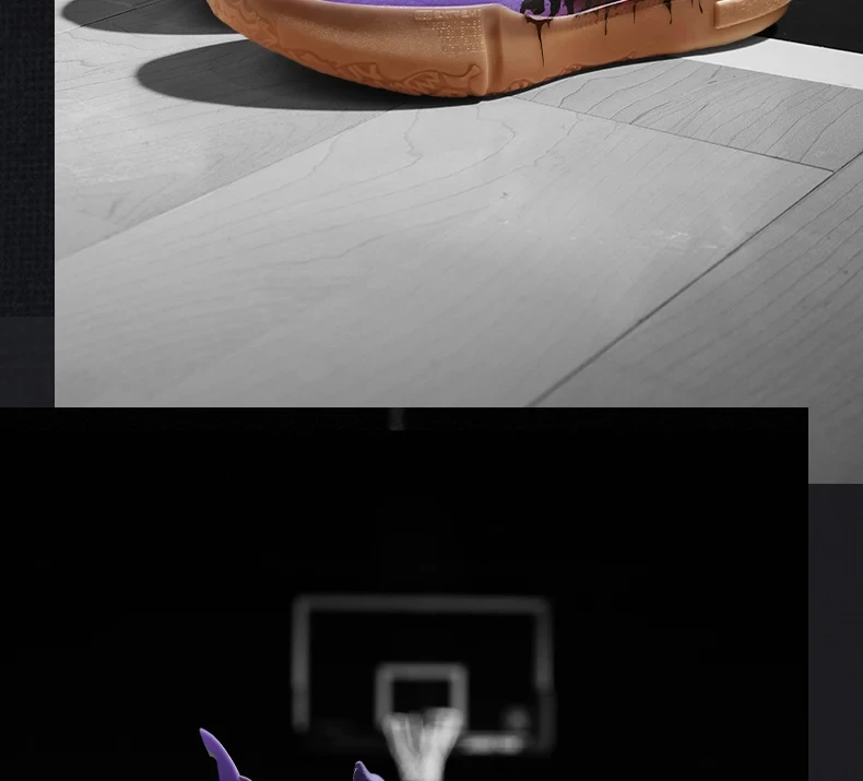 361 Degrees Joker 1 GT Men Basketball Shoes New Trendy Leather Breathable Shock-Absorbing Wear-resistant Male Sneakers 672511103