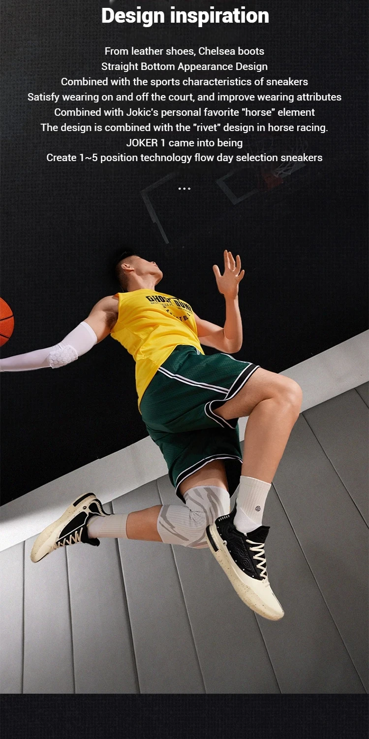 361 Degrees Joker 1 GT Men Basketball Shoes New Trendy Leather Breathable Shock-Absorbing Wear-resistant Male Sneakers 672511103