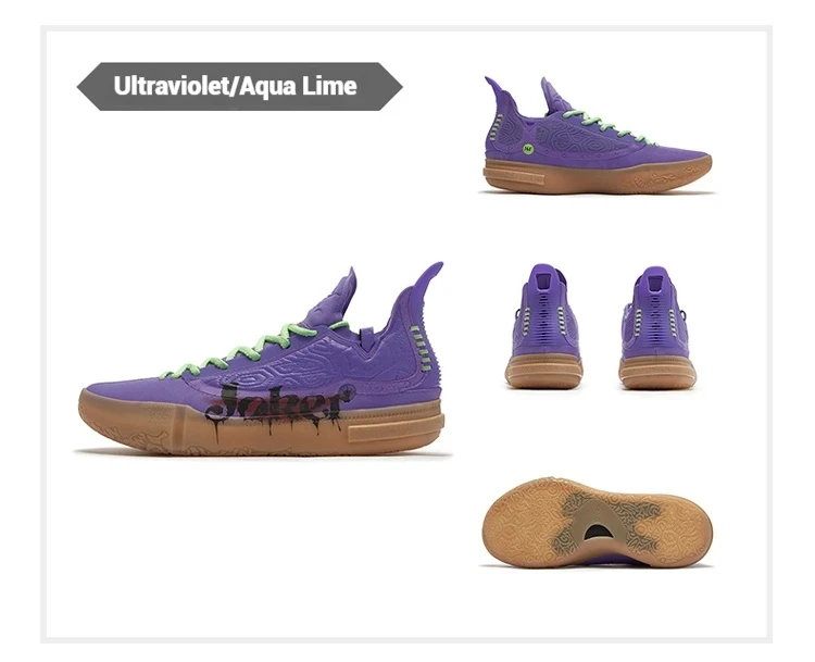361 Degrees Joker 1 GT Men Basketball Shoes New Trendy Leather Breathable Shock-Absorbing Wear-resistant Male Sneakers 672511103