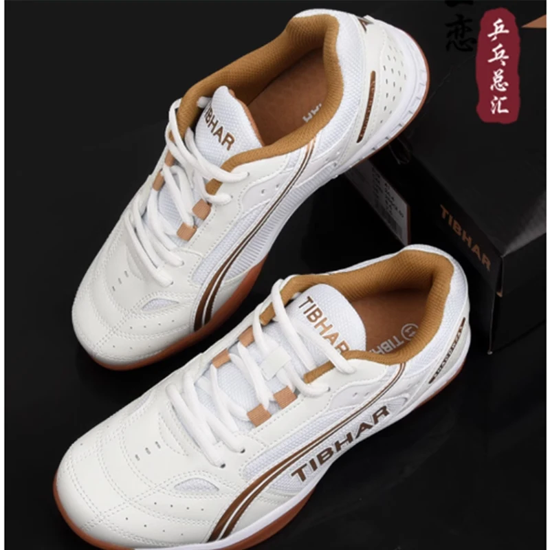 Tibhar Table Tennis Shoes Table Tennis Racket Ping Pong Balance Support Lightweight Non-Slip Breathable Wrapping Shock Absorbent