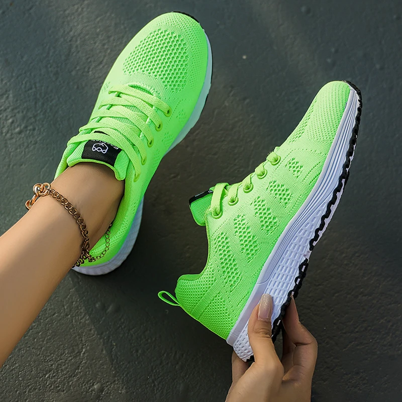 Women Sneakers Lightweight Breathable Running Shoes for Women Outdoor Comfortable Mesh Shoes Slip on Walking Sport Shoes Tenis