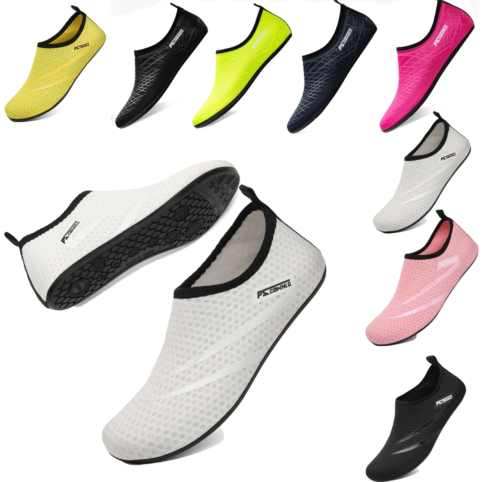 Nisex Water Non-Slip Sneaker Swimming Diving Socks Summer Aqua Beach Sandal Flat Shoe Seaside Slipper For Men Women
