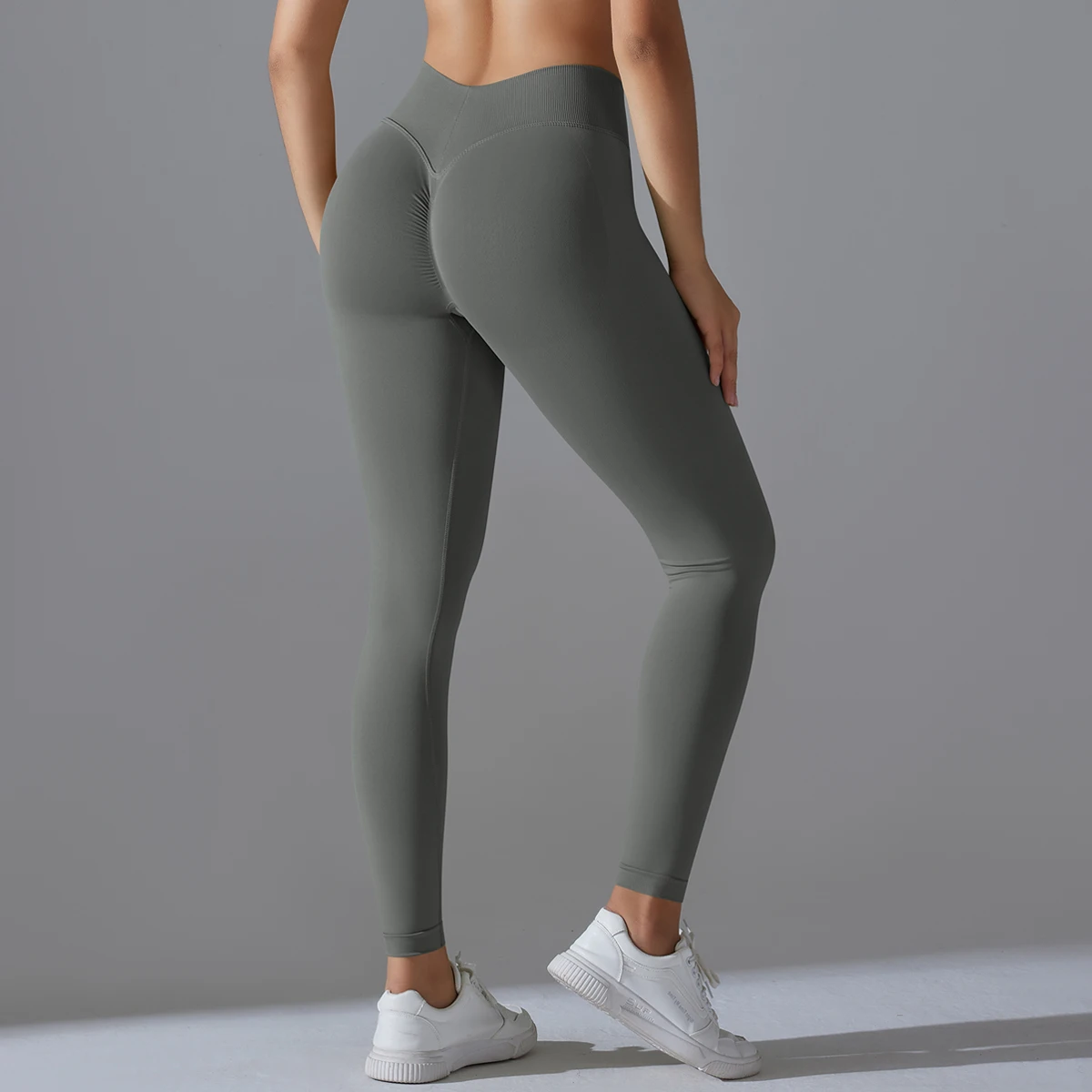Yoga Pants High Waist Trousers Casual Workout Running Peach Hip Pants Running Cycling Sports Gym Pants Running Training Pants