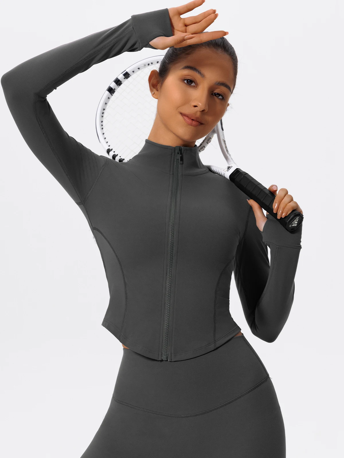 Hearuisavy Summer Ultra-Soft Fabrics Tight Sports Jackets Women Zipper Gym Yoga Clothes Female Quick-Dry Long Sleeve Sportswear