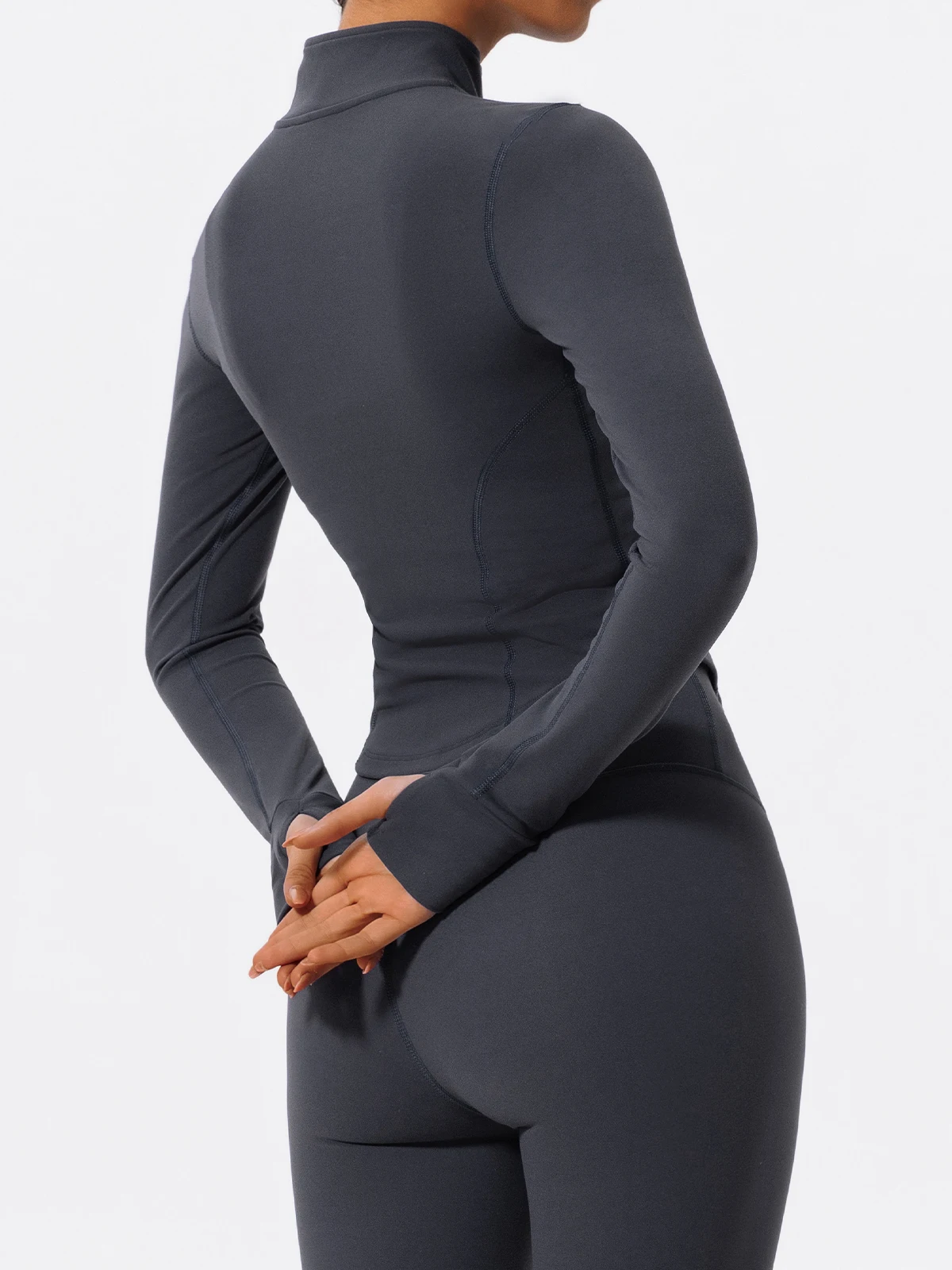 Hearuisavy Summer Ultra-Soft Fabrics Tight Sports Jackets Women Zipper Gym Yoga Clothes Female Quick-Dry Long Sleeve Sportswear