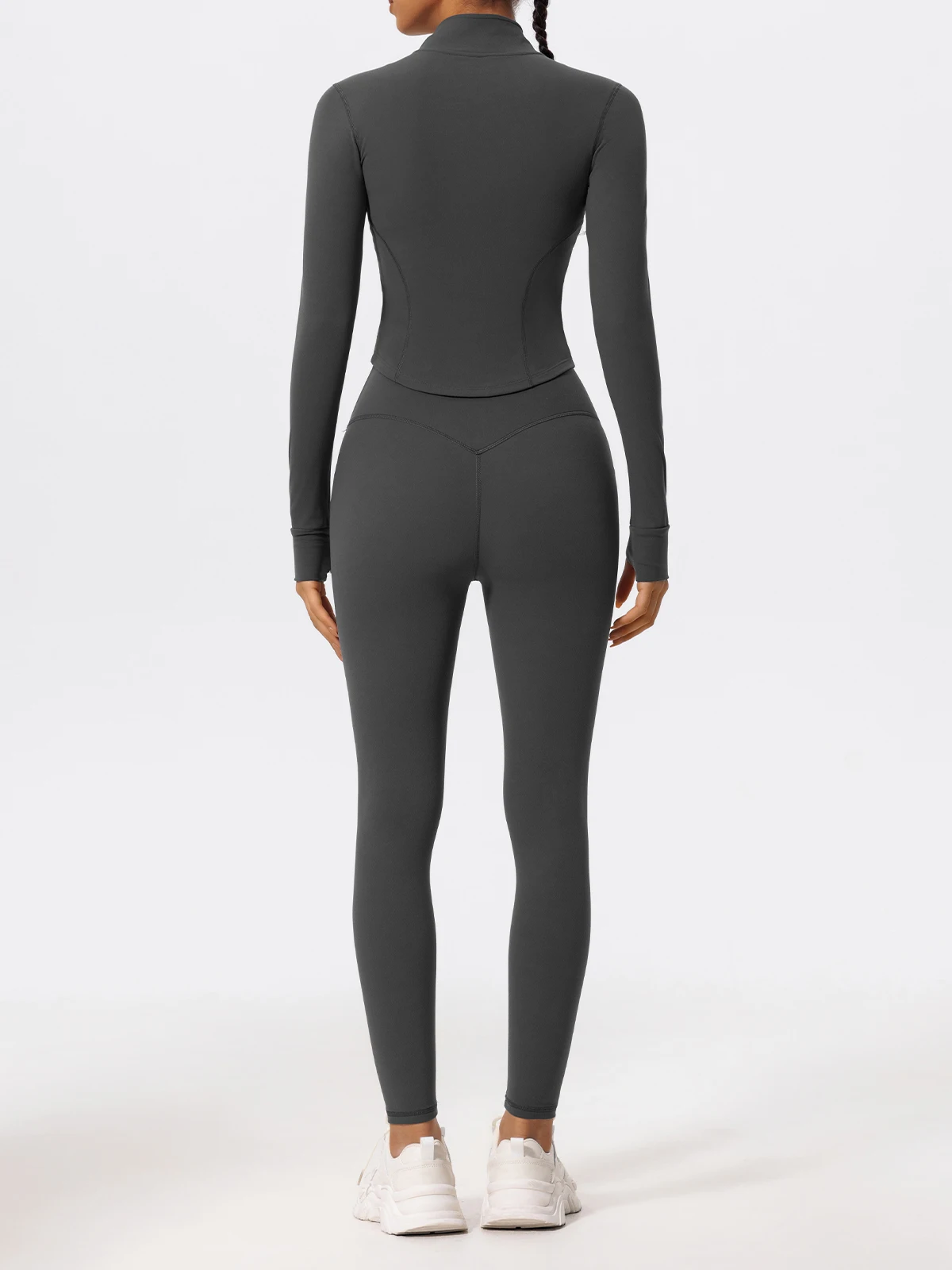 Hearuisavy Summer Ultra-Soft Fabrics Tight Sports Jackets Women Zipper Gym Yoga Clothes Female Quick-Dry Long Sleeve Sportswear