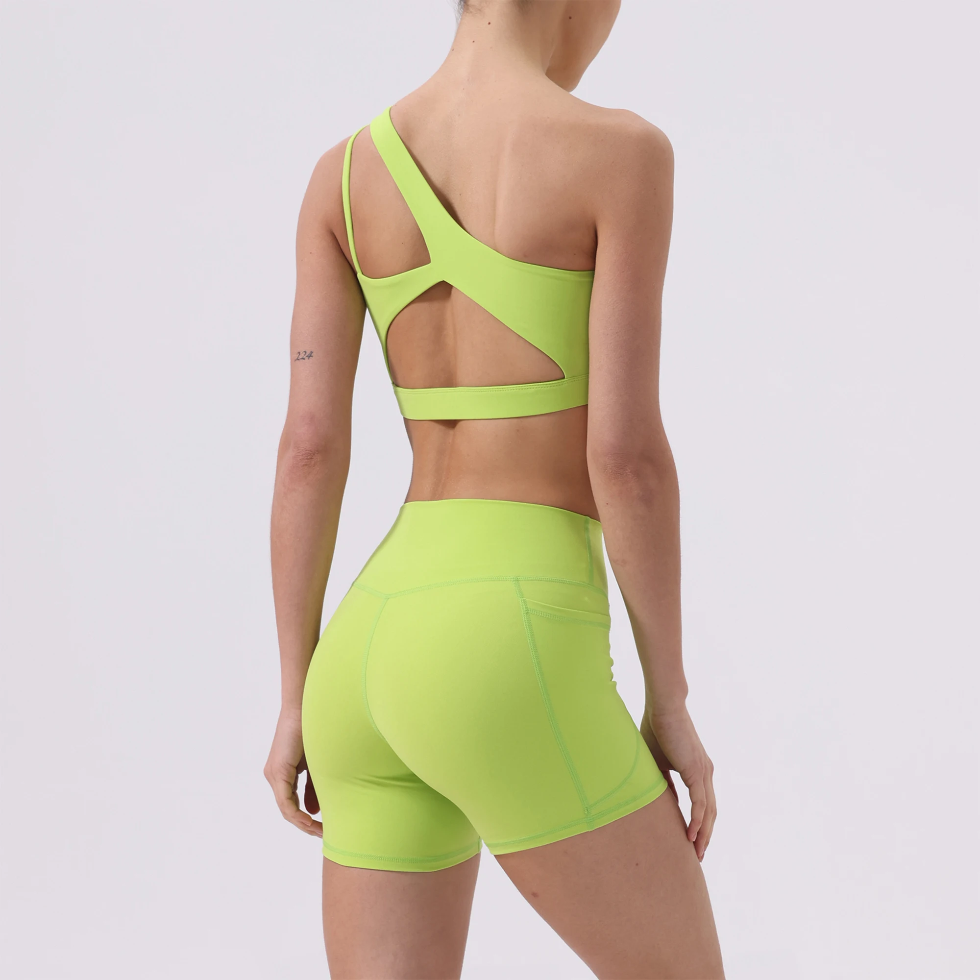 Women's Butt Lift Yoga Shorts High Waist Abdomen Cycling Shorts Quick-drying Breathable Fitness Tights Slim Sport Shorts