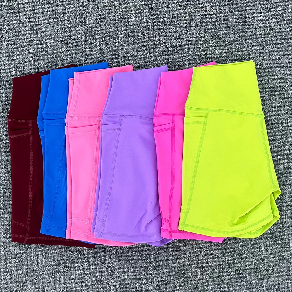 Women's Butt Lift Yoga Shorts High Waist Abdomen Cycling Shorts Quick-drying Breathable Fitness Tights Slim Sport Shorts