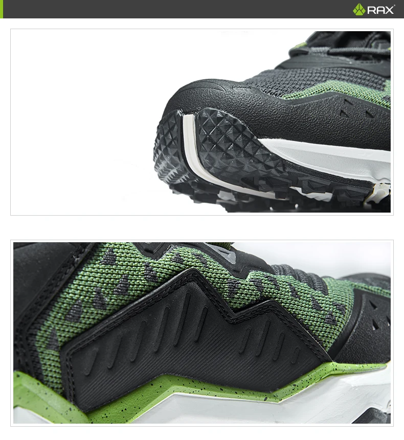 RAX Men Hiking Shoes winter Waterproof Outdoor Sneaker Men Leather Trekking Boots Trail Camping Climbing Hunting Sneakers Women