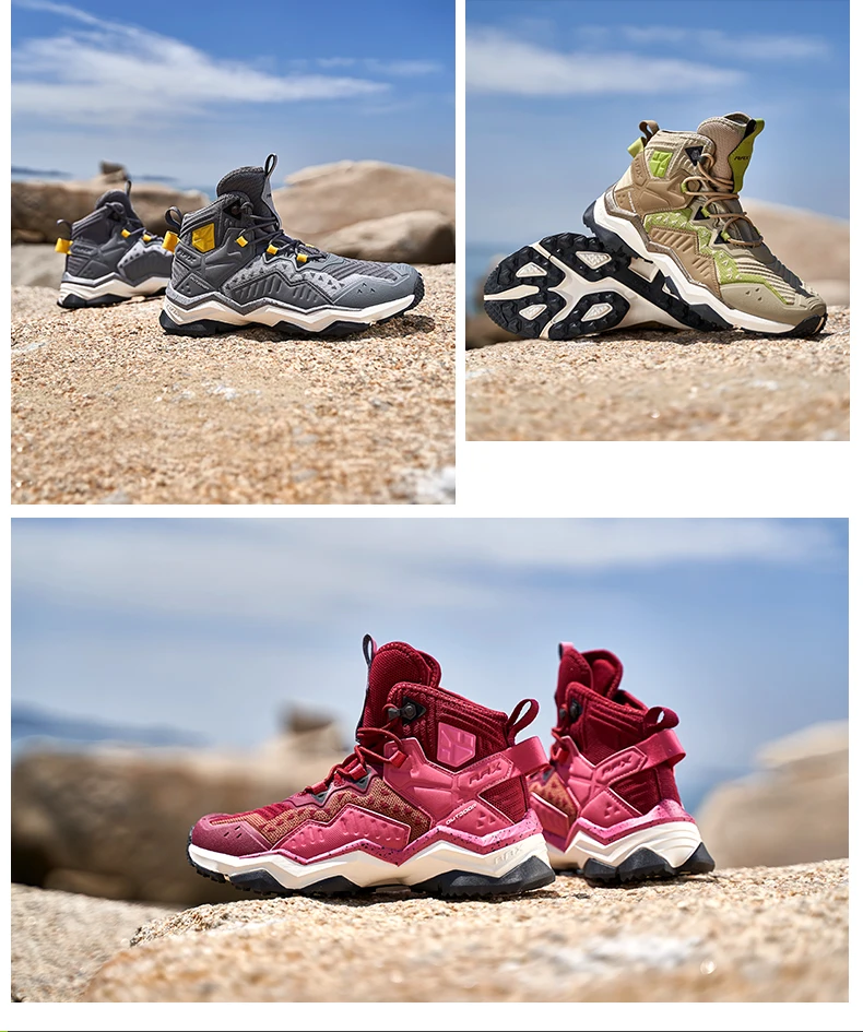 RAX Men Hiking Shoes winter Waterproof Outdoor Sneaker Men Leather Trekking Boots Trail Camping Climbing Hunting Sneakers Women