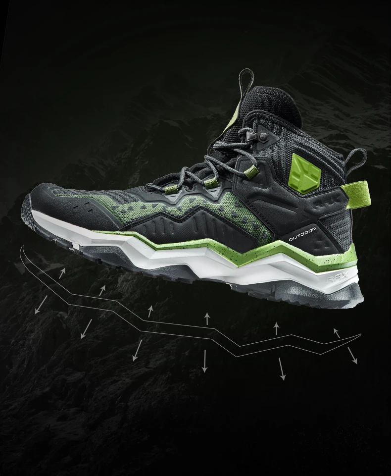 RAX Men Hiking Shoes winter Waterproof Outdoor Sneaker Men Leather Trekking Boots Trail Camping Climbing Hunting Sneakers Women