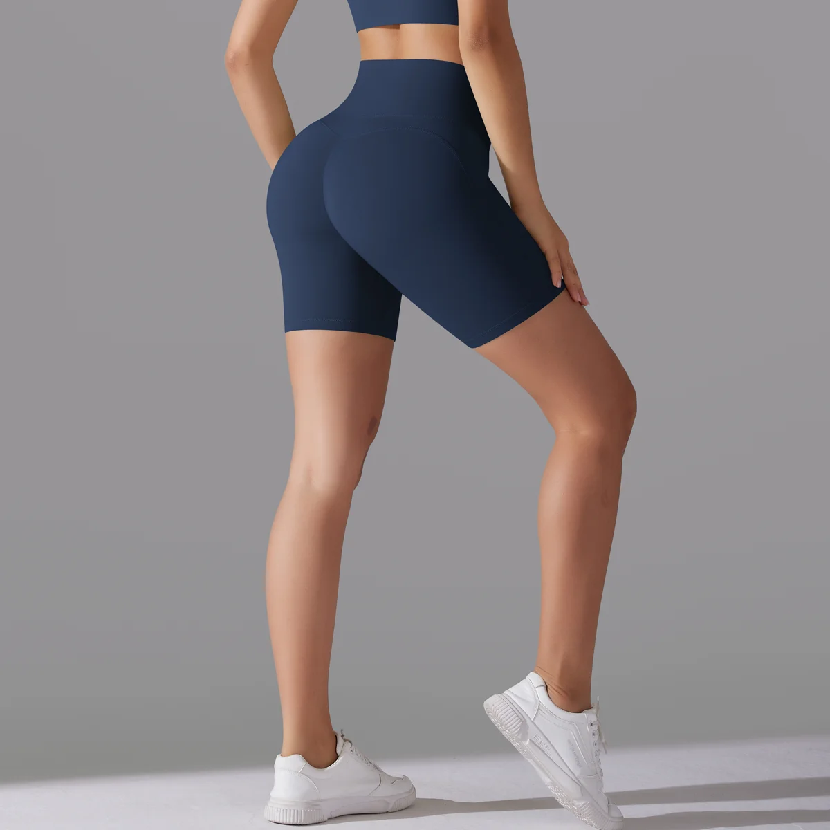 Yoga Short Tummy Control Butt Lifting Gym Shorts Workout Gym Shorts Fitness High Waist Quick Drying Cycling Workout Gym Shorts
