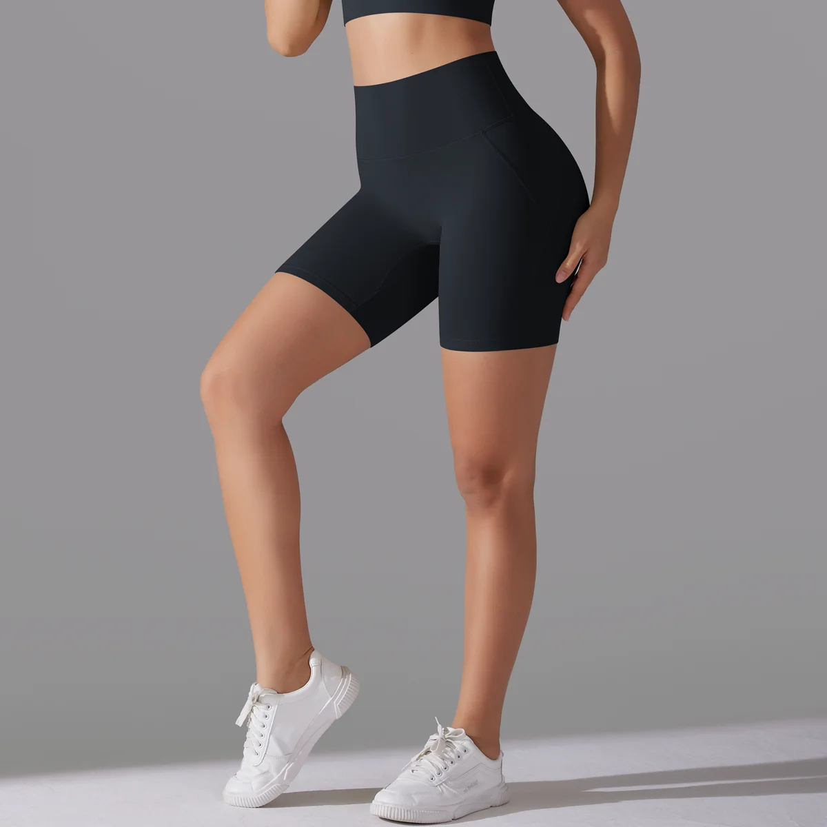Yoga Short Tummy Control Butt Lifting Gym Shorts Workout Gym Shorts Fitness High Waist Quick Drying Cycling Workout Gym Shorts