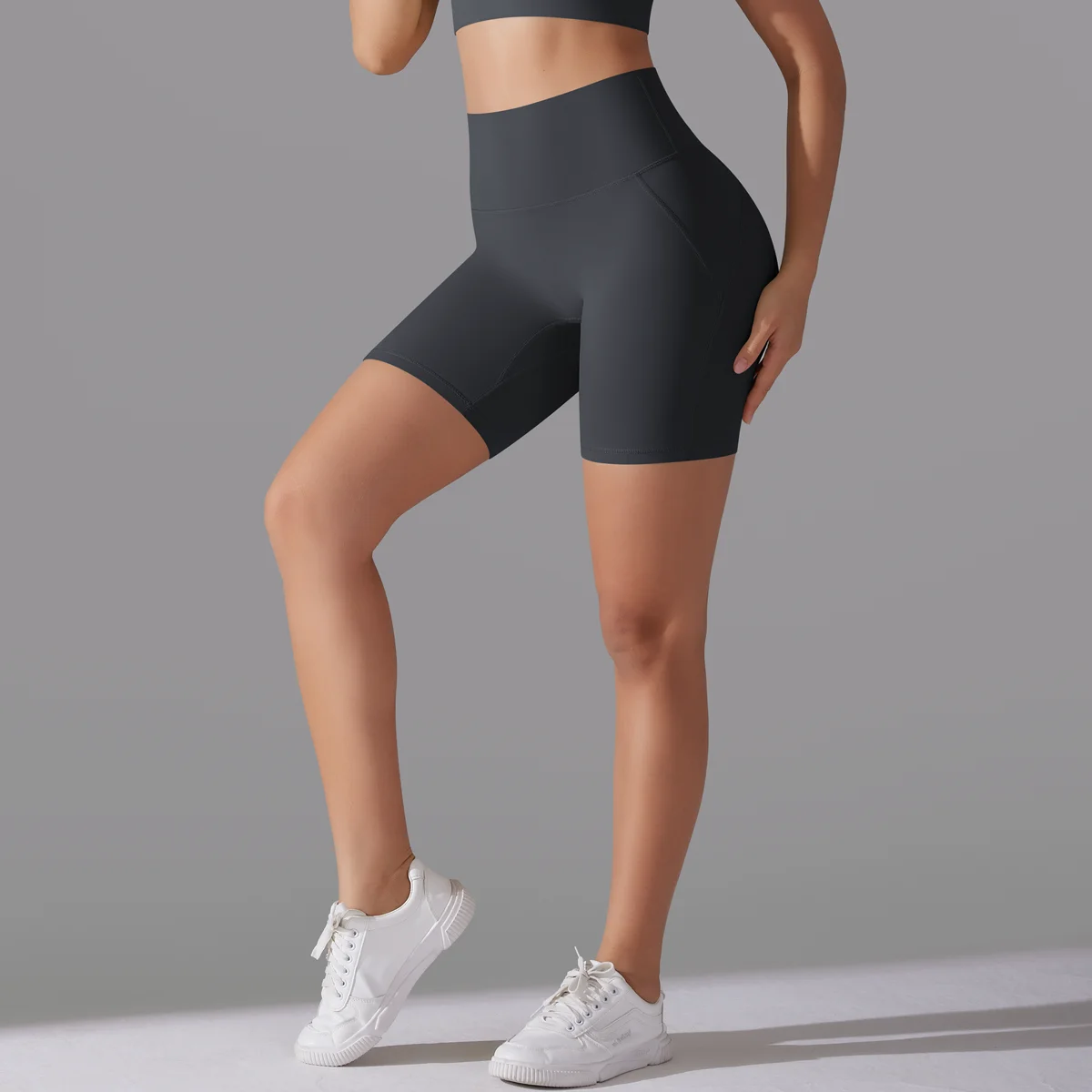 Yoga Short Tummy Control Butt Lifting Gym Shorts Workout Gym Shorts Fitness High Waist Quick Drying Cycling Workout Gym Shorts