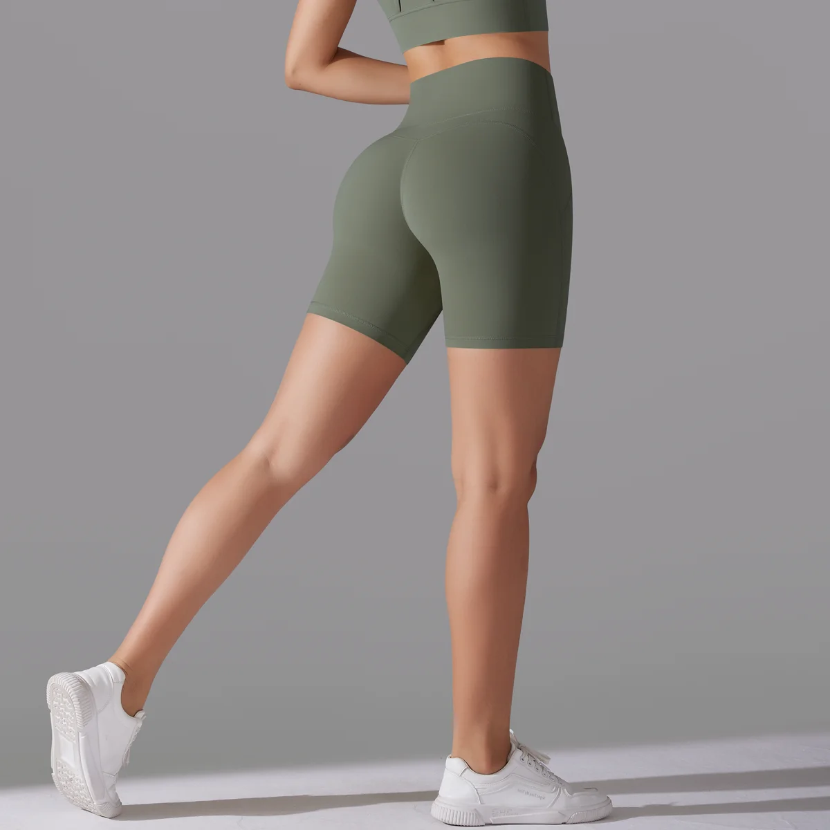 Yoga Short Tummy Control Butt Lifting Gym Shorts Workout Gym Shorts Fitness High Waist Quick Drying Cycling Workout Gym Shorts