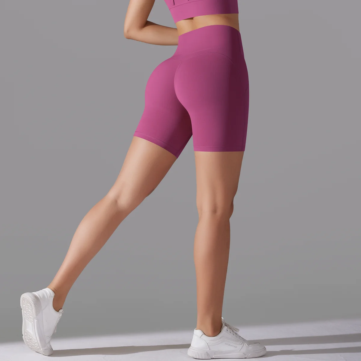 Yoga Short Tummy Control Butt Lifting Gym Shorts Workout Gym Shorts Fitness High Waist Quick Drying Cycling Workout Gym Shorts