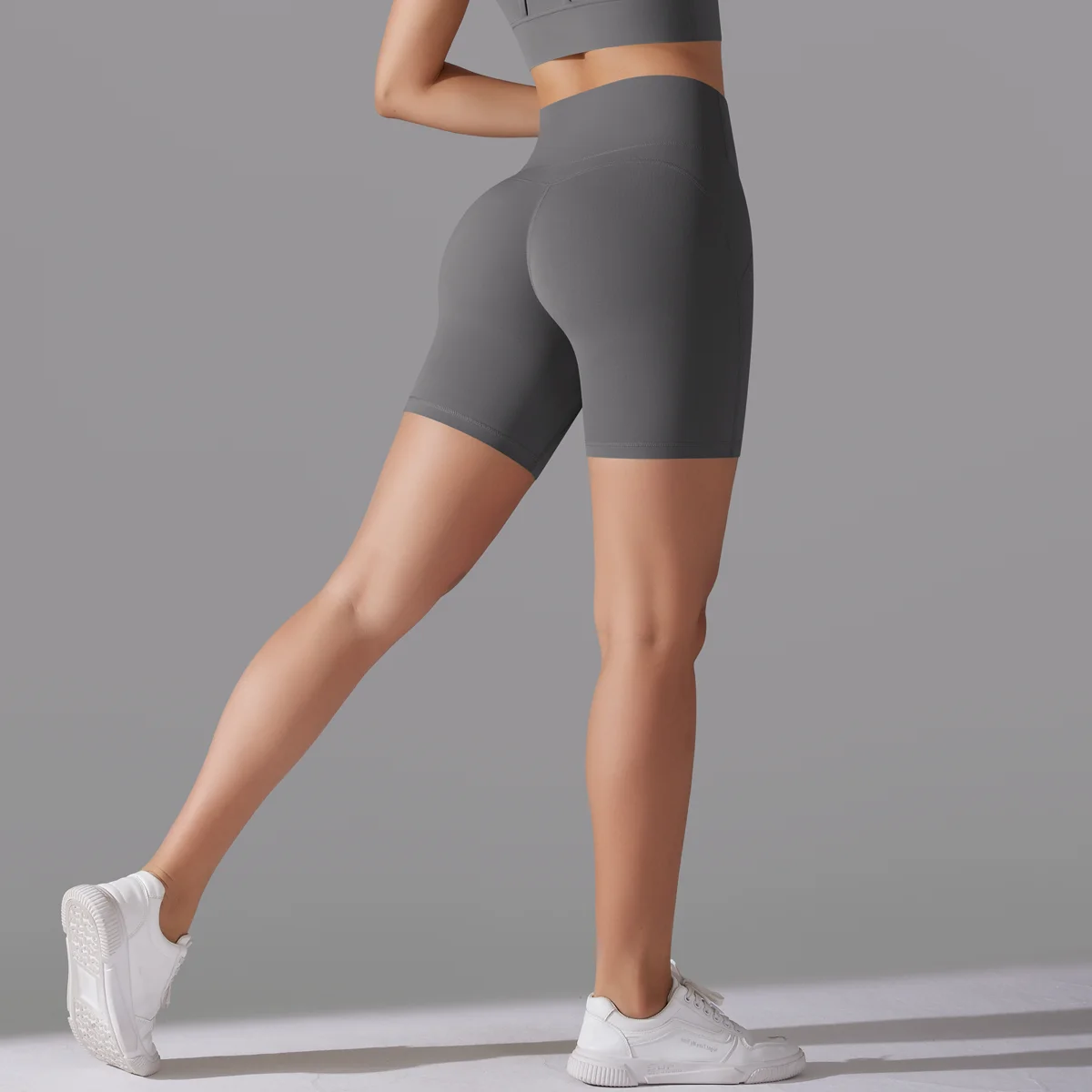 Yoga Short Tummy Control Butt Lifting Gym Shorts Workout Gym Shorts Fitness High Waist Quick Drying Cycling Workout Gym Shorts