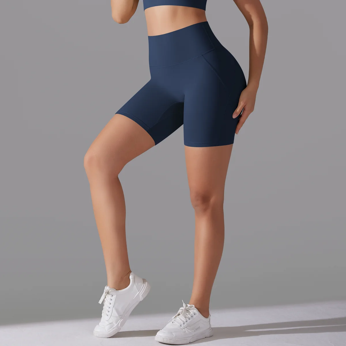 Yoga Short Tummy Control Butt Lifting Gym Shorts Workout Gym Shorts Fitness High Waist Quick Drying Cycling Workout Gym Shorts