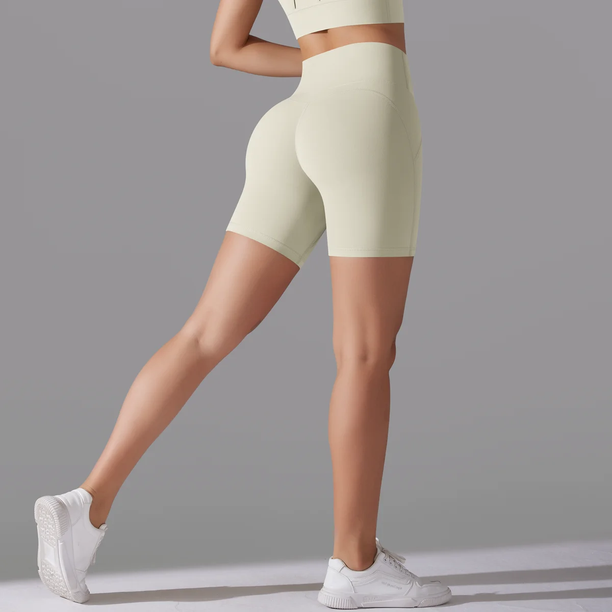 Yoga Short Tummy Control Butt Lifting Gym Shorts Workout Gym Shorts Fitness High Waist Quick Drying Cycling Workout Gym Shorts