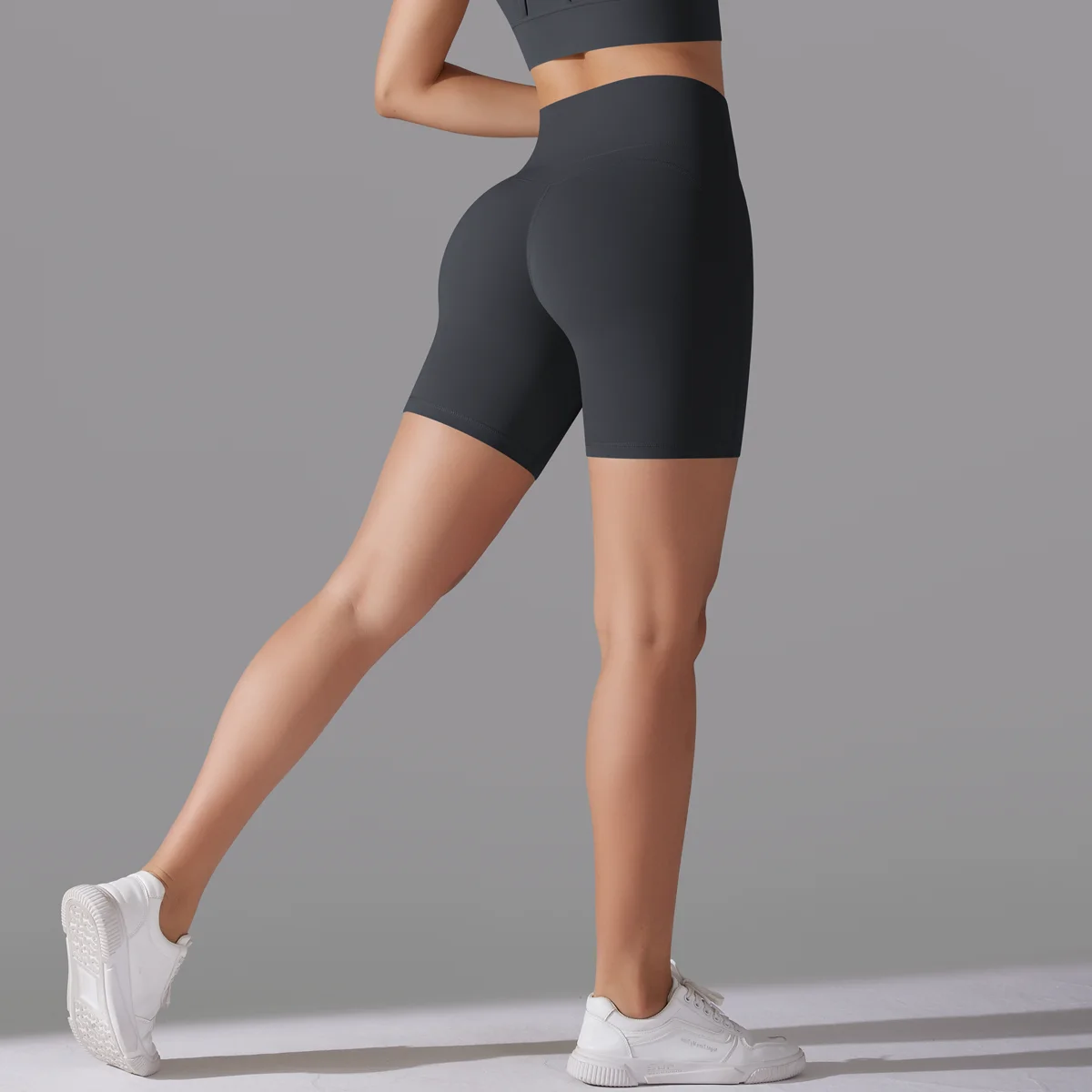 Yoga Short Tummy Control Butt Lifting Gym Shorts Workout Gym Shorts Fitness High Waist Quick Drying Cycling Workout Gym Shorts
