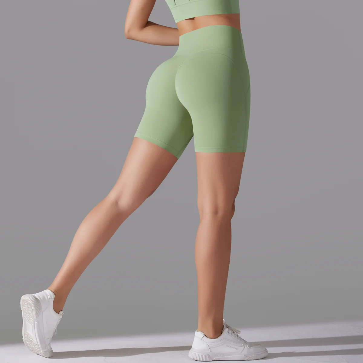 Yoga Short Tummy Control Butt Lifting Gym Shorts Workout Gym Shorts Fitness High Waist Quick Drying Cycling Workout Gym Shorts