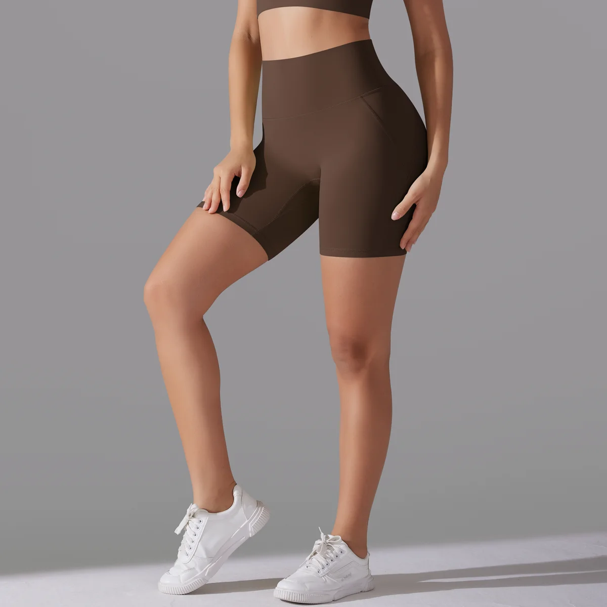 Yoga Short Tummy Control Butt Lifting Gym Shorts Workout Gym Shorts Fitness High Waist Quick Drying Cycling Workout Gym Shorts